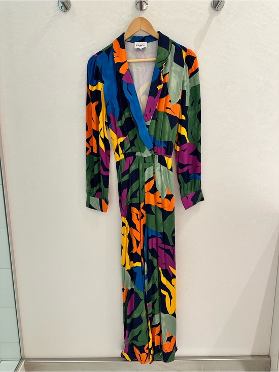 FRNCH Pants - Frnch Multicolor Abstract Print Jumpsuit